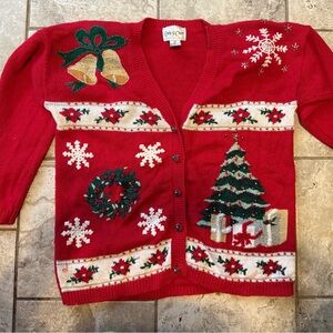 Vintage 1990’s Holiday Christmas Sweater size Medium